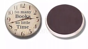 Magnes na lodówkę so many books so little time 24