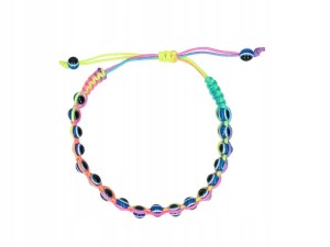 Kolorowa bransoletka koraliki oko proroka 119