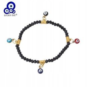 Oko proroka czarna bransoletka orientalna 186