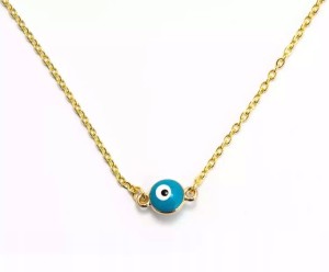 Oko proroka pozłacany łańcuszek evil eye 81