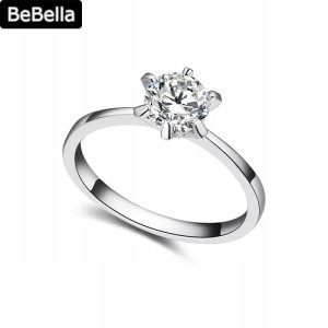 Delikatny srebrny klasyczny pierścionek 6 nr 17