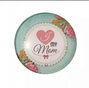 Magnes na lodówkę napis I love my mom prezent 12