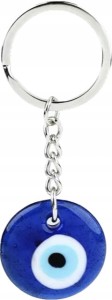 Breloczek brelok szklany oko proroka z Turcji Evil Eye amulet turecki 2