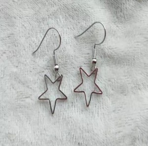 Gwiazdki gwiazdy kolczyki gwiazda posrebrzane 31