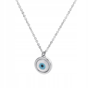Wisiorek oko proroka posrebrzany łańcuszek 106