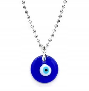 Wisiorek łańcuszek naszyjnik zawieszka oko proroka Evil Eye amulet 104