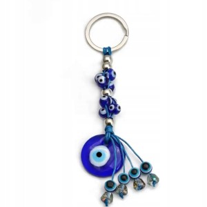 Breloczek brelok turecki szklany oko proroka Evil Eye amulet z Turcji 211