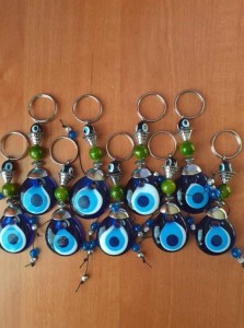 Breloczek brelok szklany oko proroka z Turcji 206