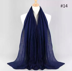 Hidżab chusta na głowę islam granatowy szal 292