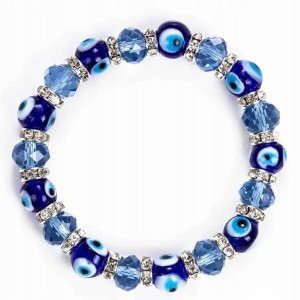 Bransoletka turecka Oko Proroka Evil Eye nazar niebieska amulet prezent 55