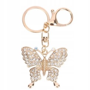 Motyl motylek breloczek brelok pozłacany 86