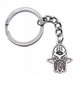 Breloczek turecki brelok ręka fatimy hamsa metalowy prezent amulet 63