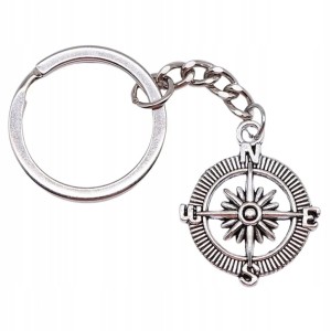 Breloczek kompas róża wiatrów żeglarz marynarz żeglarstwo prezent 113