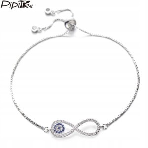 Oko proroka posrebrzana bransoletka turecka 138