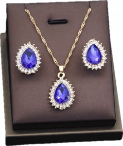 Komplet biżuterii naszyjnik kolczyki Hurrem 11