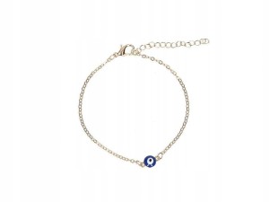 Pozłacana bransoletka oko proroka turecka 182