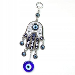Ozdoba turecka Oko Proroka Hamsa do zawieszenia amulet prezent z Turcji 276