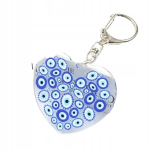 Breloczek turecki Oko Proroka serce Evil Eye brylok amulet prezent 233