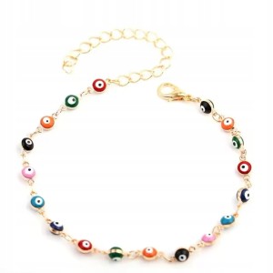 Naszyjnik choker turecki Oko Proroka wisiorek łańcuszek prezent 86