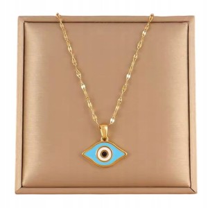Wisiorek turecki Oko Proroka naszyjnik łańcuszek zawieszka prezent 55