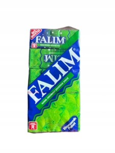 Turecka guma do żucia bez cukru Falim mastyks mietowa 5 sztuk z wróżbą