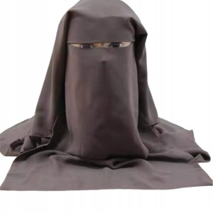 Nikab osłona twarzy hidżab chusta bez zawiązywania dla muzułmanki 436