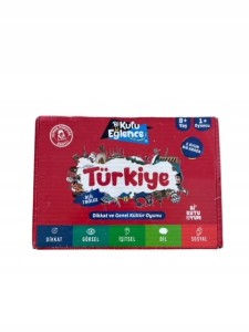 Gra rodzinna turecka w języku tureckim TURKIYE TURCJA regiony Turcji