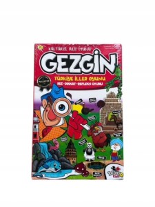 Gra rodzinna turecka w języku tureckim GEZGIN Podróznik Prowincje Turcji