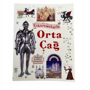 Książka dla dzieci w języku tureckim z naklejkami Cikartmalarla Orta Cag