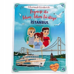 Książka dla dzieci w języku tureckim z naklejkami Istanbuł