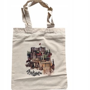 Torba turecka płócienna Ankara tkanina na zakupy pamiątka z wakacji 98