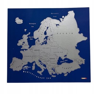 Mapa zdrapka do zdrapywania zdrapka prezent na święta dla podróżnika