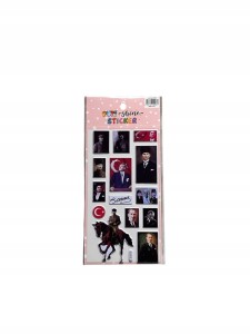 Naklejki naklejka Turcja ozdoba dekoracja Ataturk zestaw 14 sztuk 40