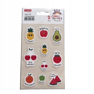 Naklejki naklejka Turcja ozdoba OWOCE język turecki zestaw 20 sztuk 49