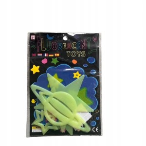 Naklejki świecące fosforyzujące fluorescencyjne kosmos księżyc 6 sztuk 55