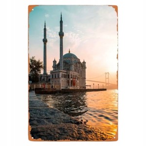 Obraz na płycie aluminiowej aluminium turecka Ortakoy Camii Stambuł prezent