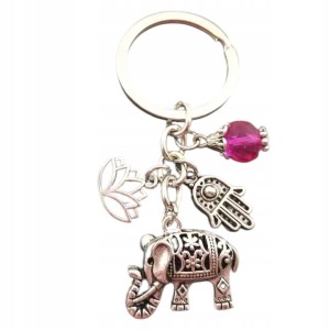 Breloczek brelok turecki słonik słoń Hamsa amulet prezent brylok 147